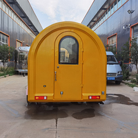 Remorque de luxe pour crème glacée, petit chariot de restauration mobile à vendre