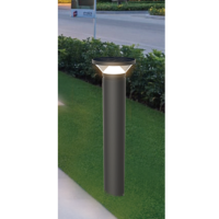 Lampadaire LED d'extérieur pour pelouse et jardin, 1-3W, 120LM/W, 5V, 5AH, batterie solaire, PC, aluminium, 250XH900MM