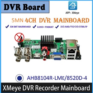 Xmeyr 4CH đồng trục DVR 5mn Độ phân giải Nhận dạng khuôn mặt đĩa cứng ghi <span class=keywords><strong>video</strong></span> Bo mạch chủ 4 trong 1 AHD DVR Board - Product Image 2
