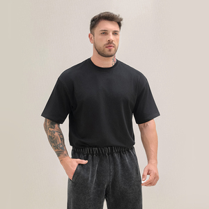 Chấ<span class=keywords><strong>t</strong></span> Lượng Cao 220G Cotton <span class=keywords><strong>T</strong></span>ùy Chỉnh Áo Thun Quá Khổ Drop Shoulder Heavyweight Phòng <span class=keywords><strong>T</strong></span>ập Thể Dục <span class=keywords><strong>T</strong></span>-<span class=keywords><strong>Shirt</strong></span> Dtg In Logo Đồng Bằng Phòng <span class=keywords><strong>T</strong></span>ập Thể Dục <span class=keywords><strong>T</strong></span> Áo Sơ Mi Cho Nam Giới - Product Image 4