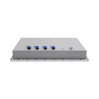 PC industriel tout-en-un argenté entièrement étanche de 17 pouces avec panneau avant CNC Technic Panel PC industriel