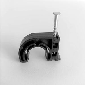 Полутрубная вешалка с пластиковым зажимом для гвоздей, зажим для труб, опора для труб, <span class=keywords><strong>1</strong></span>/<span class=keywords><strong>2</strong></span> "до 3/<span class=keywords><strong>4</strong></span>", двойной крюк для когтей, обжимные Фитинги - Product Image 2