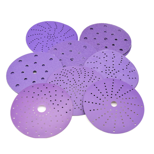 แผ่นขัดเซรามิกทนทานต่อการใช้งานยาวนานตะขอและห่วงขนาดกลางขนาด100มม. 120 # สำหรับขัดและเจียร - Product Image 3