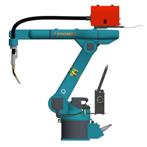 Robot de Soldadura Sooyee SYH1806B de 6 Ejes, Carga Útil de 6 kg, Alcance de 1800 mm, Soldadura Industrial por Arco, Motor de 2500 W, 380 V, PLC, Caja de Cambios, Rodamientos - Product Image 1