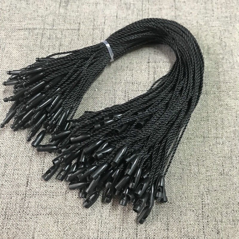 Cotton or Elastic Hang Tag Strings Paper Tag for Clothes Strings and Bags Stock No Logo Thread Seal Plastic Cords Braided Waxed