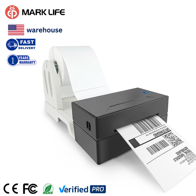 Marklife D100 4x6 Thermal Label Wireless Barcode Printer 150mm/s High Printing Speed Customized Logo 4inch Label Maker