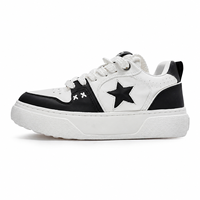 Chaussures Homme VOGU 2025 Printemps Cuir Véritable Style Coréen Baskets Décontractées Sportives à Lacets Semelle Intermédiaire PU Jeunesse Polyvalentes Blanches