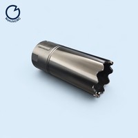 Services d'usinage CNC 5 axes NotchCNC pour pièces cylindriques en alliage d'aluminium, composants filetés usinés avec précision, anodisés durs