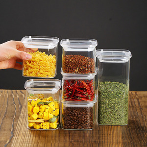 Kitchen Dry Food Storage Airtight Stackable Snacks <strong>Flour</strong> <strong>Container</strong> with Lid for Cereal - Product Image 3