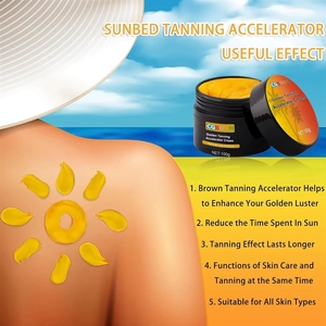 Crema Acceleratrice Abbronzatura 100g, Gel Dorato, <span class=keywords><strong>Olio</strong></span> di Carota per Lettini Solari, Booster Avanzato con Ingredienti Naturali, Per Uso Personale - Product Image 5