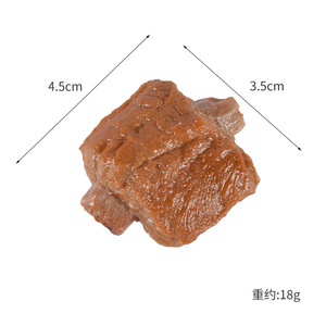 Modelo de PVC simulando costillas de cerdo para TikTok, tamaño grande, comida simulada creativa, comida de imitación de costillas de cerdo, plato, juguete de comida, adorno. - Product Image 5
