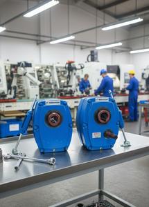 Industrial TA Round Shaft Mounted <b>Speed</b> <b>Reducers</b> Helical Gearboxes for Belt Conveyor Power Transmission High Torque Performance - Product Image 4