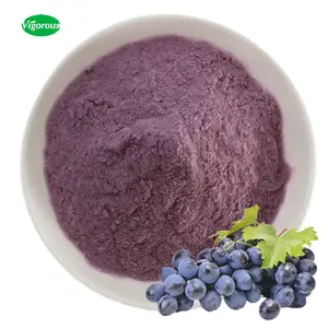 Pó natural de uva Vitis vinifera para alimentos de bom sabor