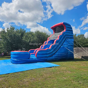 <span class=keywords><strong>Structure</strong></span> <span class=keywords><strong>Gonflable</strong></span> Langko : <span class=keywords><strong>Toboggan</strong></span> <span class=keywords><strong>Gonflable</strong></span> Vague Bleue avec <span class=keywords><strong>Piscine</strong></span> pour Événements et Location - Product Image 3
