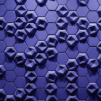 Tuiles acoustiques de plafond professionnelles Kingkus 3D Sound Solution en fibre de polyester pour une installation facile et un contrôle du bruit