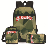 Sacs à dos personnalisés imperméables grande capacité pour ordinateur portable, livres et école, ensemble de 3 pièces pour hommes et garçons - Vente en gros