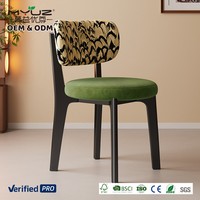 Kursi Makan Kayu Solid Minimalis Modern MYUZ Multifungsi untuk Ruang Tamu, Ruang Makan, Ruang Belajar, Kafe, Balkon