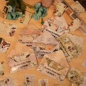 32 teile/paket Aufkleber-Paket Gestern Recall-Serie Vintage Journal Dekorative Quelle Material 6 Optionen - Product Image 3