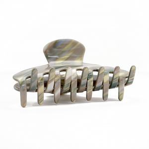 CANYUAN Classic 10cm Venta caliente de media luna acetato pinzas para el cabello con temperamento Cola de Caballo pinzas para el cabello personalizadas al por mayor - Product Image 5