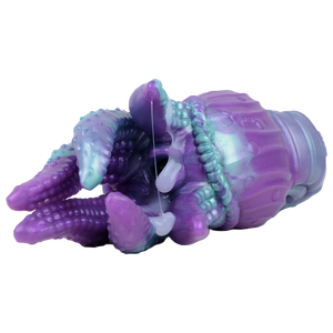 Masturbador de Silicona de Fantasía con Diseño de Monstruo de las Profundidades Marinas, Cthulhu, Instrumento Masculino Alternativo de Platino, Copa con Diseño de Aeronave Alienígena - Product Image 5