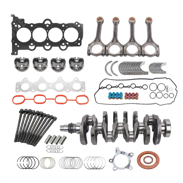 22212-2B000 22321-2B700 23041-2BAC0 1.6L G4FJ Engine Overhaul Rebuild Kit W/ Crankshaft Rods Pistons Head Gasket Bolts Fits