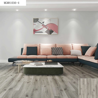 Plancher LVT en parquet hickory antistatique de 3 mm, système de clic, durable, adapté aux animaux domestiques, avec couche de protection de 20 mils