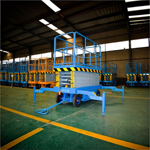 Taşınabilir hidrolik hava kaldırma platformu 6m 8m 10m 12m makaslı asansör ev kullanımı için perakende otel endüstrileri yeni - Product Image 3