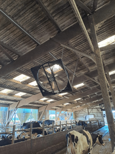 Ventilateur de circulation industriel de 72 pouces avec moteur CC sans balais pour la ventilation des usines et des entrepôts, ventilateur de refroidissement à haut volume pour grands espaces - Product Image 3