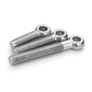304 a occhio in acciaio inossidabile M5 M6 M8 M10 M12 M14 DIN444 con vite a forma di occhio EyeRod eybolt bullone oscillante M12X80 90 100 110 - Product Image 4
