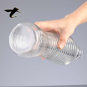 Bouteille en verre cylindrique de 500 ml pour boissons et jus, avec logo personnalisé, bouchon ROPP, joint en aluminium, emballage réutilisable pour boissons - Product Image 3