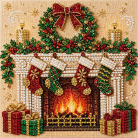 Kit de peinture DIY encadré avec perles, toile mosaïque de perles de cristal Père Noël, décoration murale de Noël pour la maison, cadeau de vacances