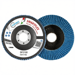 Disque à lamelles Fervi Smartflex 115 mm, disque abrasif sans fer pour ponçage du métal - Product Image 1