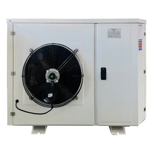 简易安装单块制冷冷冻机冷凝机组，用于带压缩机的小型冷藏室存储