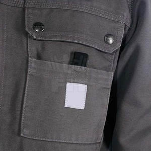 Chaqueta Casual Cortavientos de Mezclilla para Hombre, 100% Algodón, Cuello de Poliéster con Relleno, Estilo Informal - Product Image 4