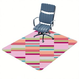 Alfombrilla moderna de PVC para juegos, alfombrilla antideslizante para silla para suelos duros, alfombrilla de protección Rectangular para silla de escritorio del hogar - Product Image 6
