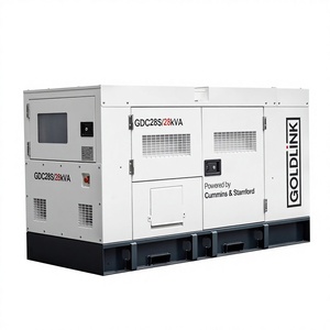 Générateur d'urgence 28KVA 22KW super silencieux triphasé avec commutateur de transfert automatique pour la maison - Product Image 1