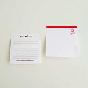 Kore Tarzı İngilizce Yazılı Kırmızı Kenarlı Kendinden Yapışkanlı Notlar Yaratıcı Taşınabilir Patlamalar - Product Image 3