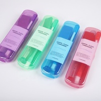 Lot de 8 Kits d'Hygiène Bucco-Dentaire Portable Orthodontique – Fournitures et Brosses à Dents