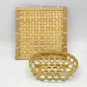 Mini Bamboo Woven Breathability Hexagonal Basket Food Basket Egg Basket