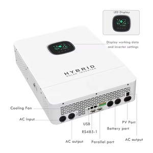 ระบบไฮบริดพลังงานแสงอาทิตย์ SPI-8K-UP ประสิทธิภาพสูงแบบแยกเฟส SPI-10K-U 10KW สำหรับใช้ในบ้าน มีสินค้าในสต็อก SPI-10K-UP ขายดี - Product Image 6