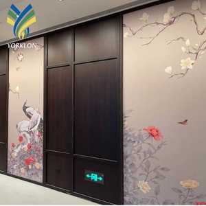 Shangri-<span class=keywords><strong>La</strong></span> Shougang Park Hotel personalizado moderno pintado a mano bordado Mural papel pintado geométrico insonorizado pared impermeable - Product Image 4