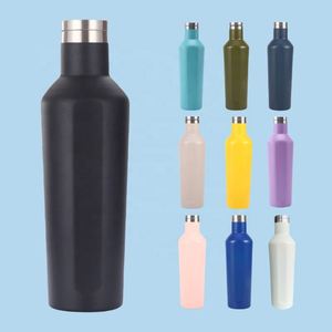 Custom Logo Leak Proof Double Wall Insulated Vacuum <b>Flask</b> Thermo <b>Bottle</b> Mug Sports Stainless Steel Water <b>Bottle</b> for Car Travel - Product Image 1