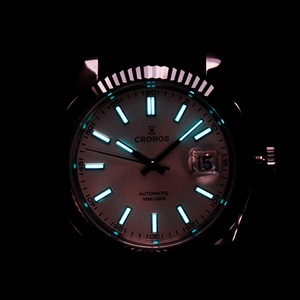 Reloj de Vestir Cronos de 40 mm para Hombre, Marca de Primera Calidad, PT5000 Miyota9015, Mecánico, Moderno, con Cristal de Zafiro, Resistente al Agua 100 m, BGW9 L6047 L6046 - Product Image 3