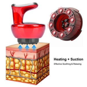 लाल और नीले प्रकाश चिकित्सा के साथ इलेक्ट्रिक गुशा क्यूपिंग मालिश 9 मोड रिचार्जेबल पूर्ण-शरीर वैक्यूम चूषण उपकरण - Product Image 2