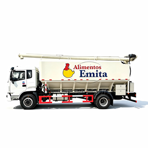 Camión de Transporte de Alimento a Granel para Granjas Avícolas 4×2, Camión Cisterna Comercial de 20T, Camión de Alimento a Granel con Capacidad de Tanque - Product Image 1