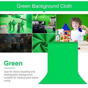 PULUZ 1m X 2m Photography <strong>Background</strong> Thickness Photo Studio <strong>Background</strong> Cloth Backdrop(Green) - Product Image 6