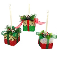 2021 venda quente vintage vidro natal decoração pendurar