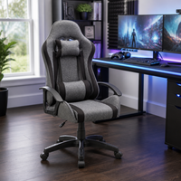 Chaise de jeu ALINUNU ODM OEM en tissu respirant pour usage domestique, chaise de jeu ergonomique réglable en hauteur