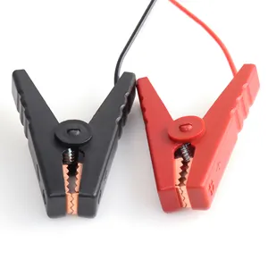 Connettore DC connettore maschio spina a batteria morsetto-su cavo caricabatterie per accessori Auto Clip a coccodrillo Clip