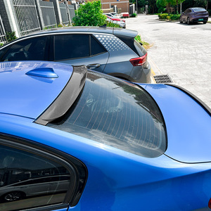 Bmw Rear Spoiler Piano <b>Black</b> Carbon Fiber Texture ABS Ducktail <b>Trunk</b> Lip For 3 Series F30 2013 2019 - Product Image 2